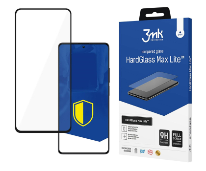 Folia / szkło na smartfon 3mk HardGlass Max Lite Black do Redmi Note 13 5G